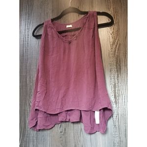 Plum Hollister Tank Top